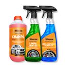 Champô Auto, Limpa Jantes e Abrilhantador de Pneus
