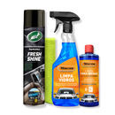 Limpa Tablier, Pano Microfibra, Limpa Vidros e Limpa Pára-brisas Ultra Concentrado