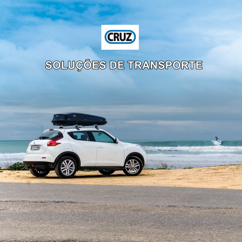 Malas de tejadilho. Cruz. Cruzber. Férias. Viagem. Barras de tejadilho. Transporte.