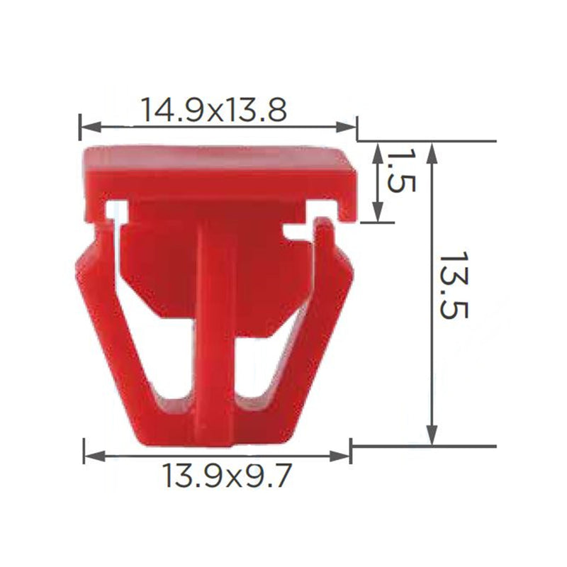 Molas de Fixação em Plástico C297 (embalagem com 50 molas)