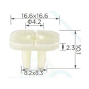 Molas de Fixação em Plástico C32 (embalagem com 50 molas)
