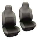 Capas Protectoras de Estofos em Napel Preta e Faixa Central Preta 2 Lugares