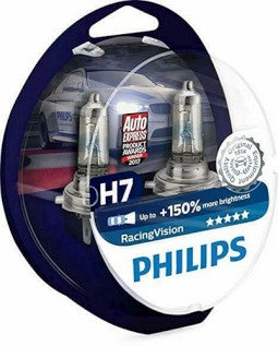 Lâmpadas Philips RacingVision 12V 55W H7+150% (2)