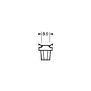 Lâmpadas 24V 1,2W com casquilho plástico (caixa com 10 unid.)