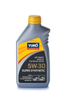 Óleo de Motor Yuko Super Sintético SAE C3 5W30 1L