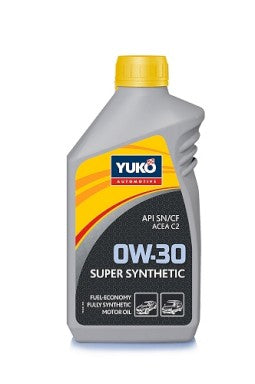 Óleo de Motor Yuko Super Sintético SAE C2 0W30 1L