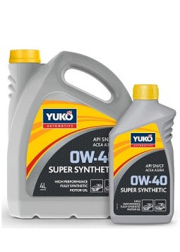 Óleo de Motor Yuko Super Sintético SAE 0W40 4L